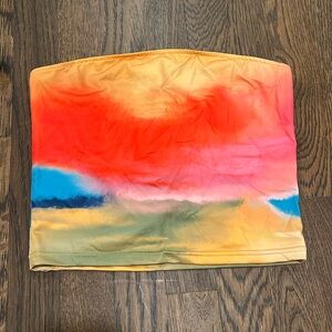 Tie dye tube top